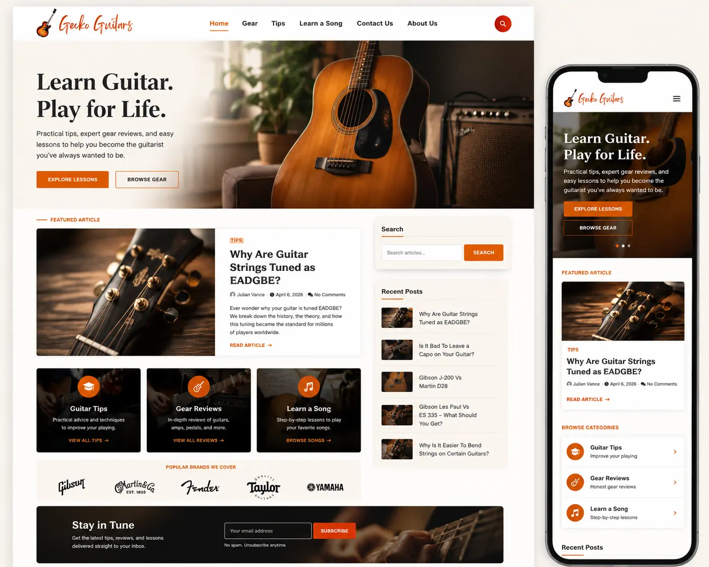 Gecko Guitars